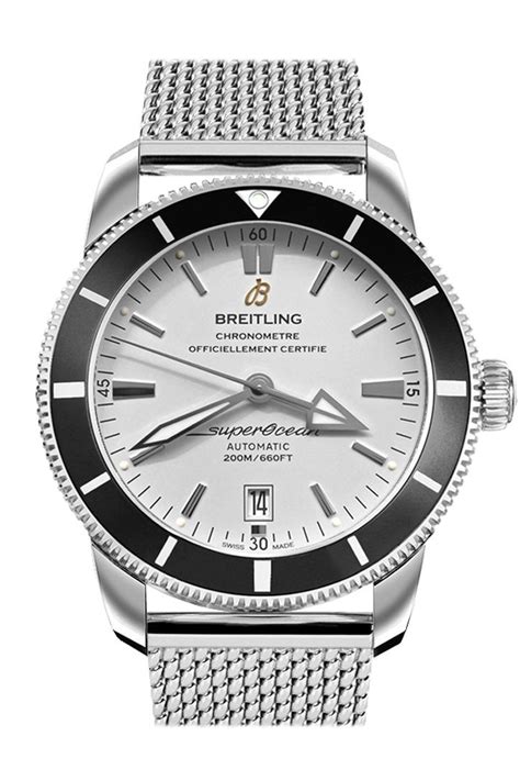 breitling superocean heritage white face|Breitling Superocean Heritage 46 price.